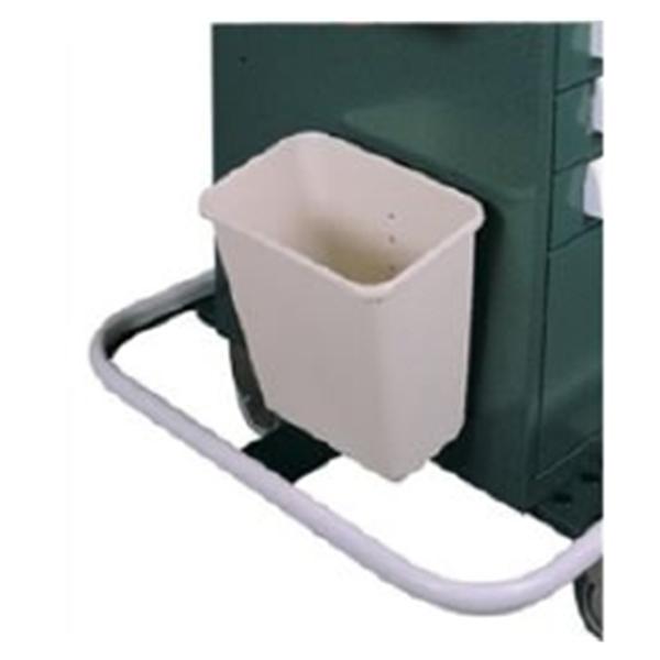 Container Trash Plastic 2gal No Lid White Each